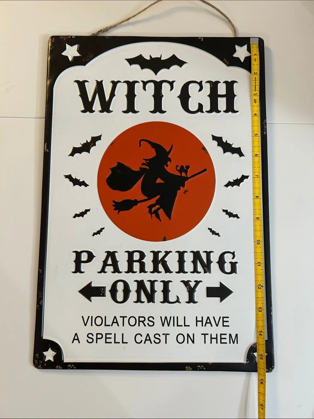 Witch Parking Only Halloween Sign